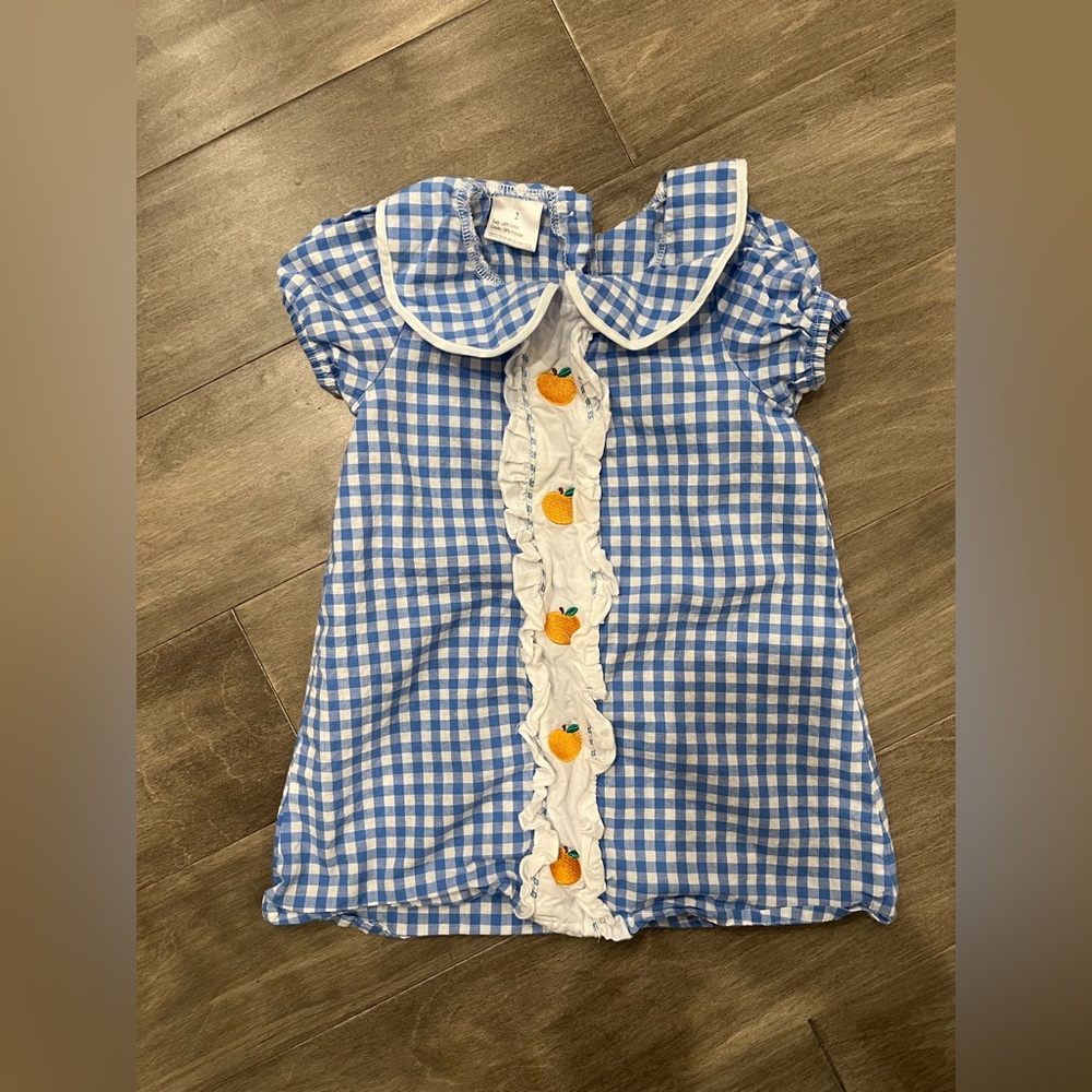 Pumpkin Embroidery Dress